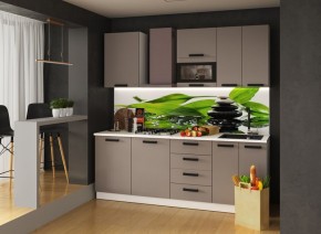 Модульная кухня Осло карбон латте в Тарко-Сале - tarko-sale.mebel24.online | фото 1