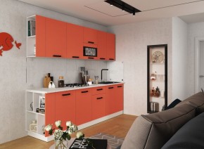 Модульная кухня Осло карбон манго в Тарко-Сале - tarko-sale.mebel24.online | фото 1