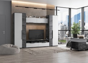 МОНИКА Гостиная (модульная) айрон рок в Тарко-Сале - tarko-sale.mebel24.online | фото 1