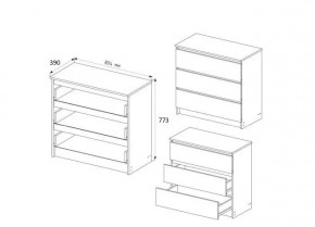 МОРИ МК 803 Комод (графит) в Тарко-Сале - tarko-sale.mebel24.online | фото 3