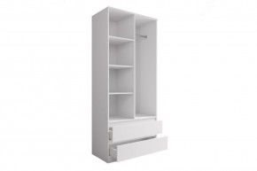 МОРИ МШ 900.2 Шкаф с 2мя дв и 2мя ящ. (белый) в Тарко-Сале - tarko-sale.mebel24.online | фото 3