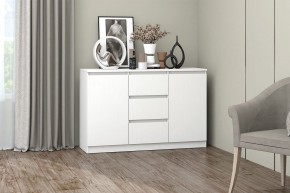 МС "Хилтон" Комод №4 1200 (белый текстурный) в Тарко-Сале - tarko-sale.mebel24.online | фото