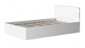 МС "Хилтон" Кровать 1,2 (Белый текстурный) в Тарко-Сале - tarko-sale.mebel24.online | фото 2