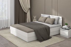 МС "Хилтон" Кровать 1,4 (Белый текстурный) в Тарко-Сале - tarko-sale.mebel24.online | фото