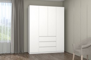 МС "Хилтон" Шкаф №1 1600 (Белый текстурный) в Тарко-Сале - tarko-sale.mebel24.online | фото