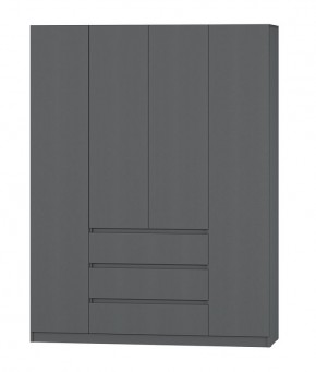 МС "Хилтон" Шкаф №1 1600 (Графит) в Тарко-Сале - tarko-sale.mebel24.online | фото 2