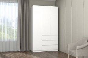 МС "Хилтон" Шкаф №2 1200 (Белый текстурный) в Тарко-Сале - tarko-sale.mebel24.online | фото
