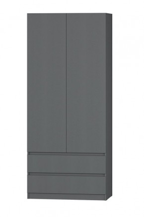 МС "Хилтон" Шкаф №3 900 (Графит) в Тарко-Сале - tarko-sale.mebel24.online | фото 2