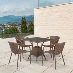 Набор уличный T197BT/Y137C-W56 Light brown (4+1) в Тарко-Сале - tarko-sale.mebel24.online | фото 2