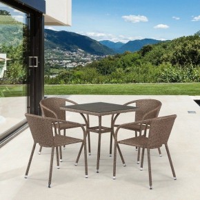 Набор уличный T282BNT/Y137C-W56 Light Brown 4Pcs в Тарко-Сале - tarko-sale.mebel24.online | фото 2