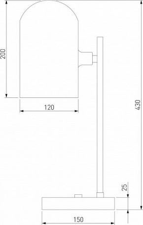Настольная лампа декоративная Eurosvet Bambola 01164/1 латунь в Тарко-Сале - tarko-sale.mebel24.online | фото 2