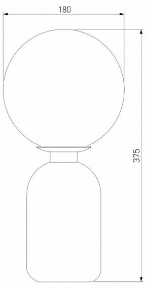Настольная лампа декоративная Eurosvet Bubble 01197/1 белый в Тарко-Сале - tarko-sale.mebel24.online | фото 2