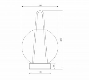 Настольная лампа декоративная Eurosvet Frasco 80507/1 латунь в Тарко-Сале - tarko-sale.mebel24.online | фото 3