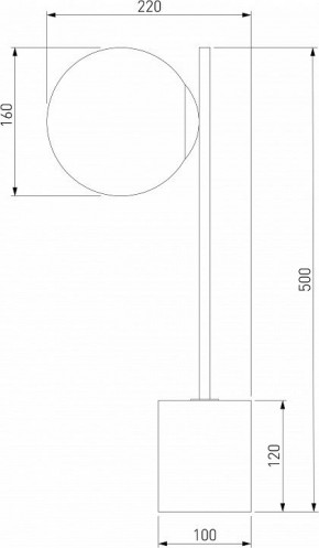 Настольная лампа декоративная Eurosvet Marbella 01157/1 латунь в Тарко-Сале - tarko-sale.mebel24.online | фото 3