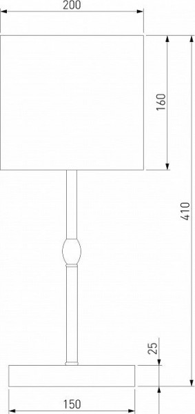 Настольная лампа декоративная Eurosvet Notturno 01162/1 латунь в Тарко-Сале - tarko-sale.mebel24.online | фото 2