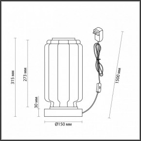 Настольная лампа декоративная Odeon Light Jam 5409/10TL в Тарко-Сале - tarko-sale.mebel24.online | фото 4