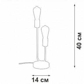 Настольная лампа декоративная Vitaluce V3005 V3005-1/2L в Тарко-Сале - tarko-sale.mebel24.online | фото 5