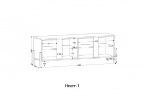 НЕКСТ - 1 Тумба ТВ в Тарко-Сале - tarko-sale.mebel24.online | фото 2