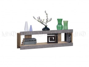 Нэнси New Полка (ЛДСП) Бетон светлый/Сонома в Тарко-Сале - tarko-sale.mebel24.online | фото