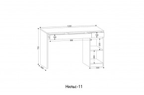 НИЛЬС - 11 Стол письменный в Тарко-Сале - tarko-sale.mebel24.online | фото 2