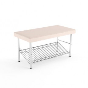Обувница разборная высокая Кристалл бежевый-020 в Тарко-Сале - tarko-sale.mebel24.online | фото