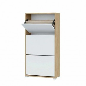 Обувница XL Домино (Крафт золотой/Белый) в Тарко-Сале - tarko-sale.mebel24.online | фото