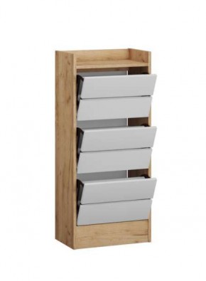 Обувница Ямайка ЯПТ-1 Дуб крафт золотой/Белый в Тарко-Сале - tarko-sale.mebel24.online | фото 1