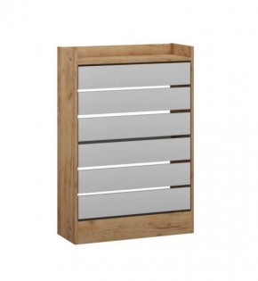 Обувница Ямайка ЯПТ-2 Дуб крафт золотой/Белый в Тарко-Сале - tarko-sale.mebel24.online | фото 1