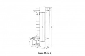 ОЛЬГА-МИЛК 2 Прихожая в Тарко-Сале - tarko-sale.mebel24.online | фото 2