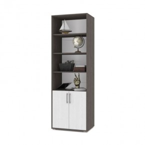 ОЛИВИЯ О21 Шкаф-стеллаж (анкор темный/анкор светлый) в Тарко-Сале - tarko-sale.mebel24.online | фото
