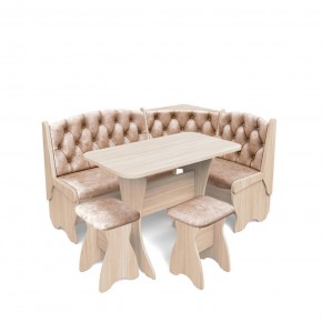 ОРХИДЕЯ ЛЮКС Кухонный уголок (ВЕЛЮР) в Тарко-Сале - tarko-sale.mebel24.online | фото 3