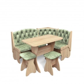 ОРХИДЕЯ ЛЮКС Кухонный уголок (ВЕЛЮР) в Тарко-Сале - tarko-sale.mebel24.online | фото 4