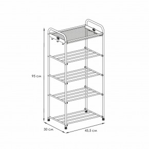 ПДОА15 М Подставка для обуви "Альфа 15" Медный антик в Тарко-Сале - tarko-sale.mebel24.online | фото