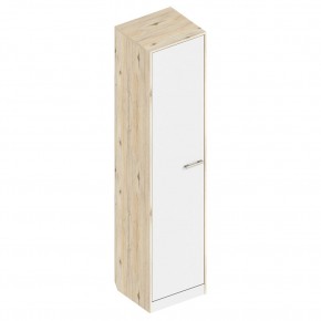 Пенал 1-ств с полками и вешалкой "Милана" в Тарко-Сале - tarko-sale.mebel24.online | фото