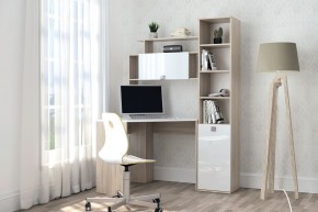Пенал №11 (Дуб Сонома/Белый глянец) в Тарко-Сале - tarko-sale.mebel24.online | фото 4