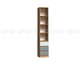 ЧЕЛСИ Color Пенал (Мята/Сумеречный голубой/Дуб крафт) в Тарко-Сале - tarko-sale.mebel24.online | фото