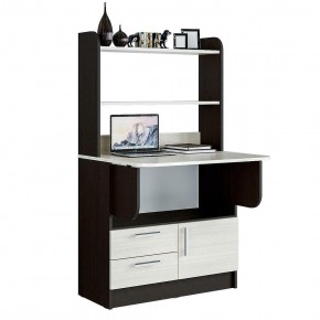 Письменный стол тумба Рокки (венге/лоредо) в Тарко-Сале - tarko-sale.mebel24.online | фото