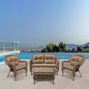 Плетеный комплект для отдыха LV-520BB Beige/Beige в Тарко-Сале - tarko-sale.mebel24.online | фото 2