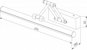 Подсветка для картины Elektrostandard Monza a064138 в Тарко-Сале - tarko-sale.mebel24.online | фото 4