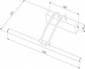 Подсветка для зеркала Elektrostandard Simple a063698 в Тарко-Сале - tarko-sale.mebel24.online | фото 3
