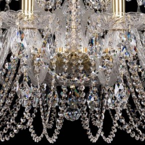 Подвесная люстра Bohemia Ivele Crystal 1402 1402/16+8/400/G в Тарко-Сале - tarko-sale.mebel24.online | фото 3