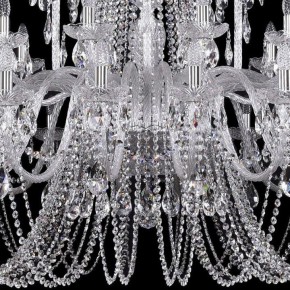 Подвесная люстра Bohemia Ivele Crystal 1402 1402/20+10+5/530/XL-165/Ni в Тарко-Сале - tarko-sale.mebel24.online | фото 3