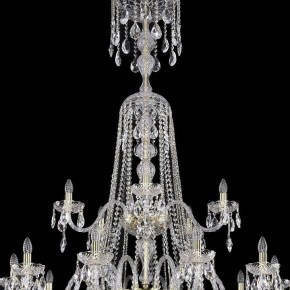 Подвесная люстра Bohemia Ivele Crystal 1402 1402/20+10+5/530/XL-206/3d/G в Тарко-Сале - tarko-sale.mebel24.online | фото 3