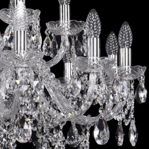 Подвесная люстра Bohemia Ivele Crystal 1411 1411/12+6/300/Ni в Тарко-Сале - tarko-sale.mebel24.online | фото 2