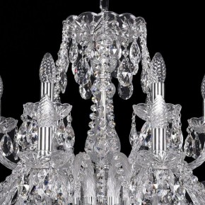 Подвесная люстра Bohemia Ivele Crystal 1411 1411/12+6/300/Ni в Тарко-Сале - tarko-sale.mebel24.online | фото 4