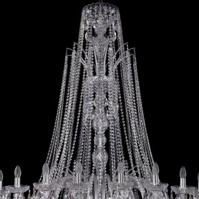 Подвесная люстра Bohemia Ivele Crystal 1411 1411/24/530/XL-163/Ni в Тарко-Сале - tarko-sale.mebel24.online | фото 4