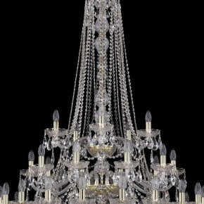Подвесная люстра Bohemia Ivele Crystal 1413 1413/20+10+5/400/h-158/3d/G в Тарко-Сале - tarko-sale.mebel24.online | фото 5
