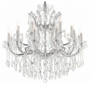 Подвесная люстра iLamp Diamond 6071-18 CR+CL в Тарко-Сале - tarko-sale.mebel24.online | фото