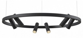Подвесная люстра Maytoni Halo MOD102PL-L42BK в Тарко-Сале - tarko-sale.mebel24.online | фото