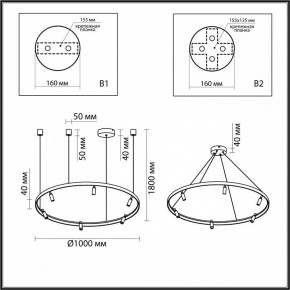 Подвесная люстра Odeon Light Fonda 4317/93L в Тарко-Сале - tarko-sale.mebel24.online | фото 6